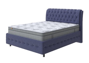 Кровать Como (Veda) 4 Grand 180х200, Рогожка (Firmino Полуночный синий) в Вологде