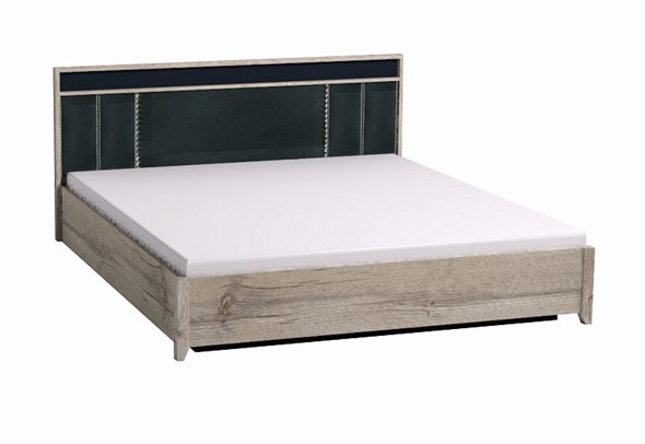 Двуспальная кровать Nature 306 1800, Гаскон Пайн-Черный в Вологде - изображение