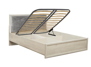 Двуспальная кровать с подъемным механизмом Сохо 32.26-02 (1600 мм) Бетон пайн в Вологде - предосмотр 1
