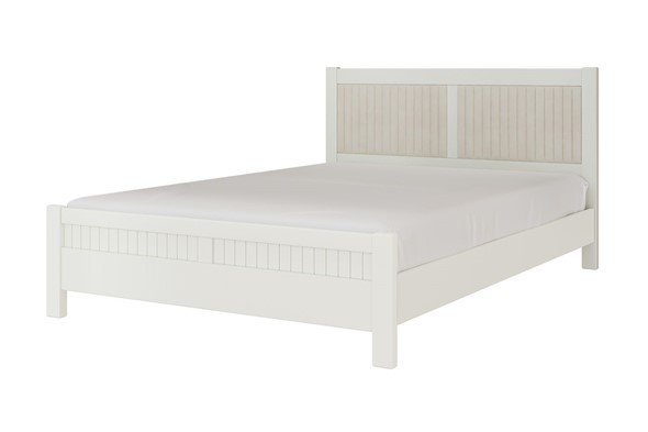 Спальная кровать Фрида (белый античный) 140х200 в Вологде - изображение