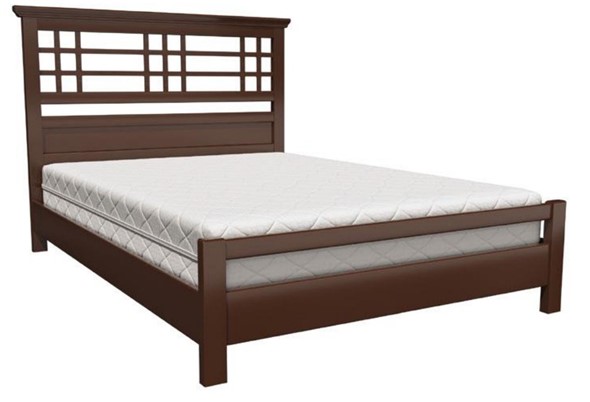 Двуспальная кровать Герда (Орех) 160х200 в Вологде - изображение