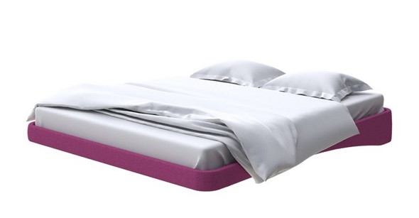 Кровать парящая 160х200, Рогожка (Savana Berry) в Вологде - изображение
