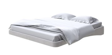Парящая кровать 2-спальная 160х200, Велюр (Ultra Серый камень) в Вологде