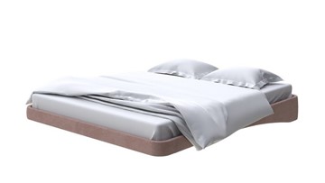 Парящая кровать 2-спальная 200х200, Велюр (Ultra Горячий шоколад) в Вологде
