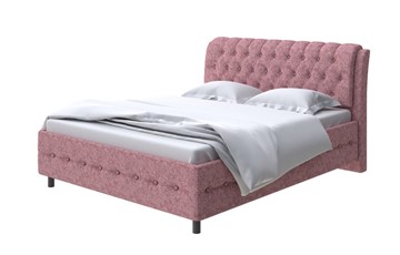 1,5-спальная кровать Como (Veda) 4 140х200, Рогожка (Levis 62 Розовый) в Вологде