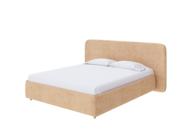 Кровать с бельевым ящиком Lorena 140x200, Флок (Бентлей Песок) в Вологде - изображение