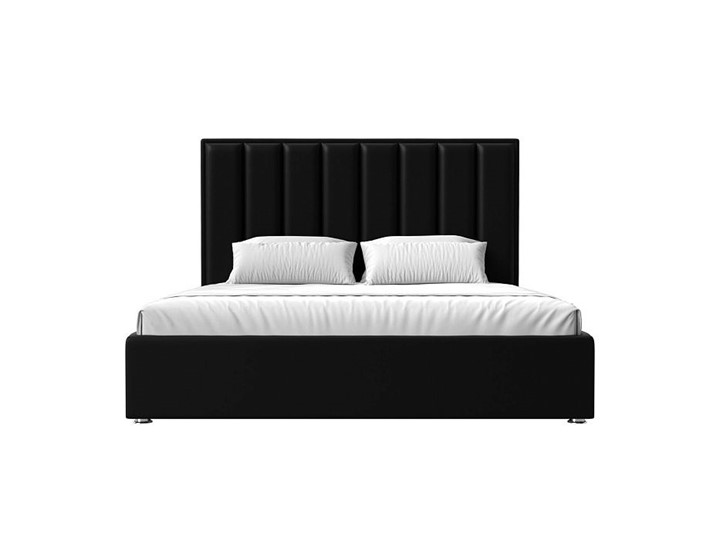 Кровать с механизмом двуспальная Афродита 160, Черный (Экокожа) в Вологде - изображение 2
