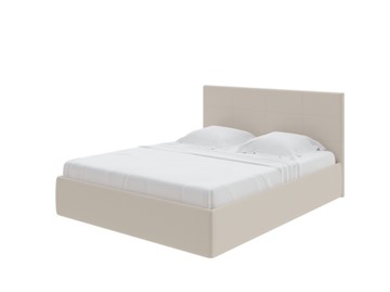 Двуспальная кровать с механизмом Alba 160х200, Рогожка (Savana Milk) в Вологде