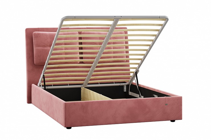 Кровать с подъемным механизмом Ester 1400, Ультра коралл в Вологде - изображение 3