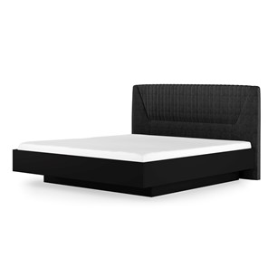Кровать с механизмом 2х-спальная Марсель-11 (Черный, ткань Fenix black) 1600 в Вологде