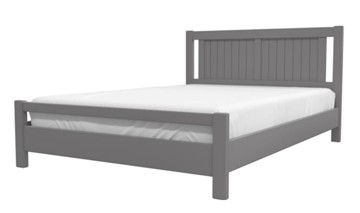 Двуспальная кровать Ванесса из массива сосны (Антрацит) 160х200 в Вологде