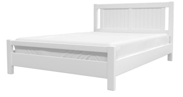 Спальная кровать Ванесса из массива сосны (Белый Античный) 140х200 в Вологде - предосмотр