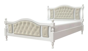 Спальная кровать Жасмин (Белый античный) 160х200 в Вологде