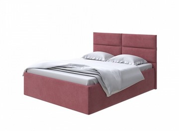Кровать двуспальная Clever 160х190 без кроватного основания Велюр (Ultra Багряный) в Вологде