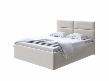 Кровать односпальная Clever 90х190 без кроватного основания (Велюр Forest 726 Светло-бежевый) в Вологде