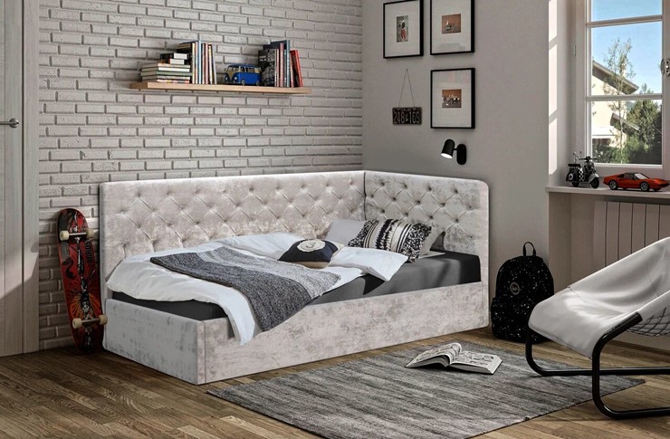 Кровать в спальню Мила 900 с подъемным механизмом в Вологде - изображение 7