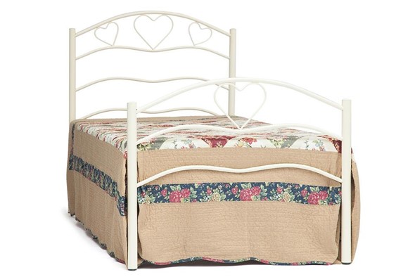 Кровать односпальная ROXIE 90*200 см (Single bed), белый (White) в Вологде - изображение