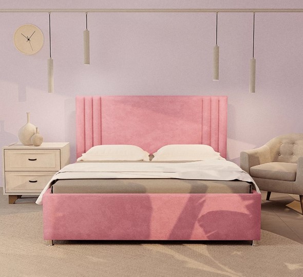 Спальная кровать Стелла 120х200 с подъемным механизмом и дном в Вологде - изображение 2