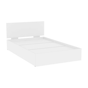Полутороспальная кровать Алиса (L10) Белый, с основанием в Вологде