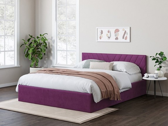 Спальная кровать Эмма 1400х2000 с подъёмным механизмом в Вологде - изображение