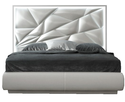 Кровать полуторная FRANCO KIU 1242 с LED подсветкой изголовья (160х200) в Вологде - изображение