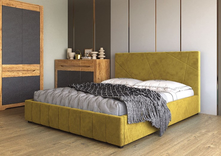 Спальная кровать Нельсон Абстракция 120х200 (вариант 1) с подъёмным механизмом в Вологде - изображение 1