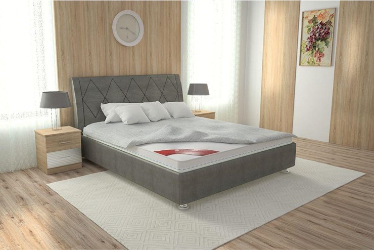Полутороспальная кровать Верона 120х200 (с основанием) в Вологде - изображение 4