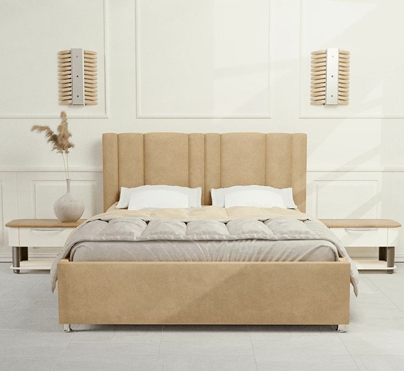 Полутороспальная кровать Верона 140х200 с подъемным механизмом в Вологде - изображение 2