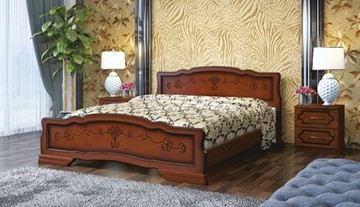 Двуспальная кровать Карина-6 (Орех) 180х200 в Вологде