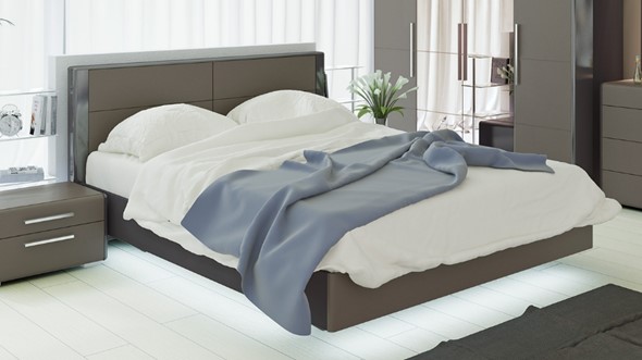 Кровать Наоми 1600, цвет Фон серый, Джут СМ-208.01.01 в Вологде - изображение