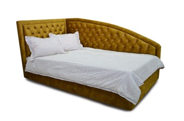 Кровать угловая с подъемным механизмом с низкими ножками Грета 104х215 см в Вологде