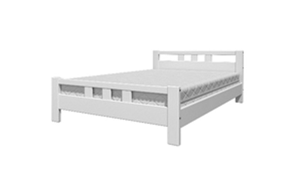 Кровать односпальная Вероника-2 (Белый Античный) 90х200 в Вологде - изображение