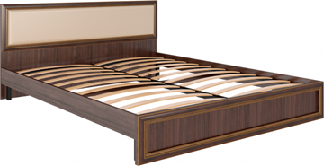 Кровать Беатрис М10 с мягким изголовьем (Орех Гепланкт) в Вологде