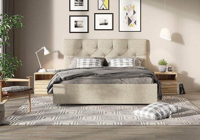 Двуспальная кровать Bari 180х190 с основанием в Вологде - изображение 3