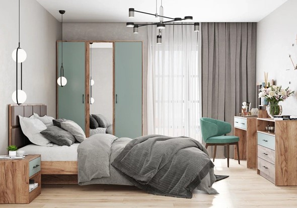 Мебель для спальни Соната №3 Дуб Крафт Табачный - Муссон в Вологде - изображение