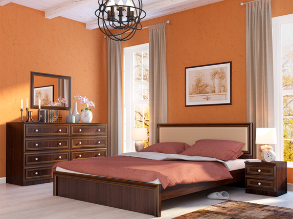 Модульная спальня Беатрис (Орех Гепланкт) в Вологде - изображение