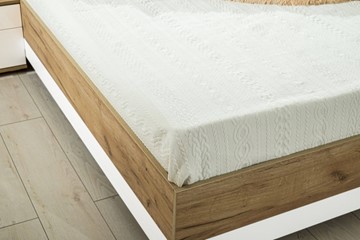 Модульная спальня Фиджи базовый набор, Дуб золотой/Белый в Вологде - предосмотр 7