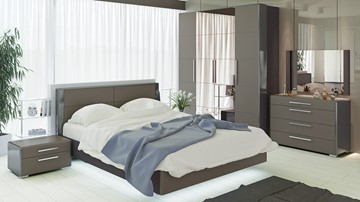 Модульная спальня Наоми №2, цвет Фон серый, Джут в Вологде - предосмотр 4