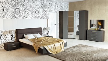 Модульная спальня Наоми №2, цвет Фон серый, Джут в Вологде - предосмотр 5