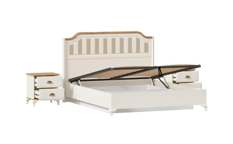 Гарнитур в спальню Вилладжио, набор 3 (кровать 1600 с механизмом) в Вологде - изображение 2