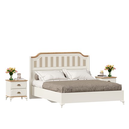 Гарнитур в спальню Вилладжио, набор 3 (кровать 1600 с механизмом) в Вологде - изображение