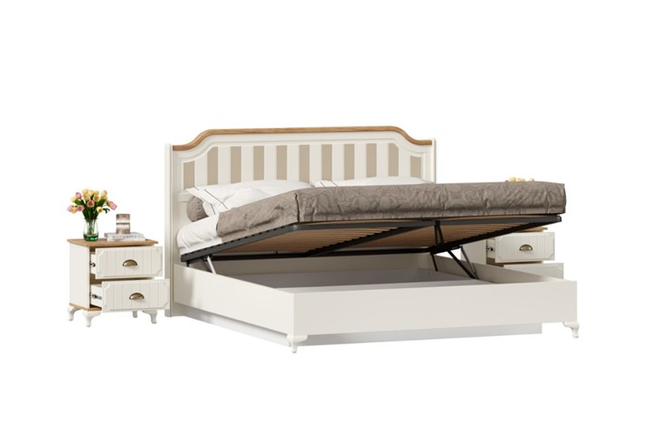 Модульная спальня Вилладжио, набор 4 (кровать 1800 с механизмом) в Вологде - изображение 1