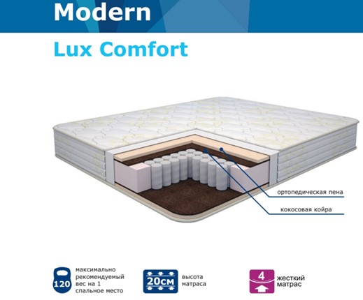 Матрас Modern Lux Comfort Нез. пр. TFK в Вологде - изображение