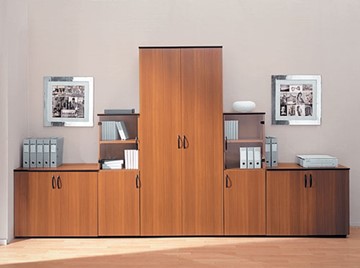 Набор мебели в офис ДИН-Р (французский орех) в Вологде - предосмотр 4