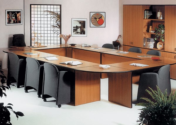 Набор мебели в офис ДИН-Р (французский орех) в Вологде - изображение 6