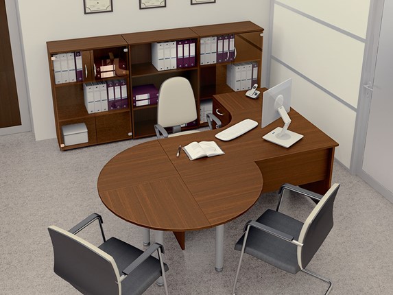 Офисный набор мебели Комфорт №2 (французский орех) в Вологде - изображение