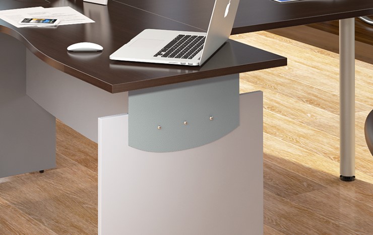 Комплект офисной мебели OFFIX-NEW для двух сотрудников и руководителя в Вологде - изображение 2