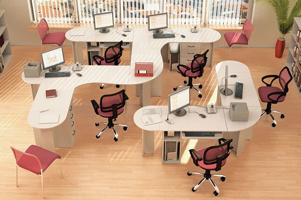 Мебель для персонала Классик для 5 сотрудников в Вологде - изображение