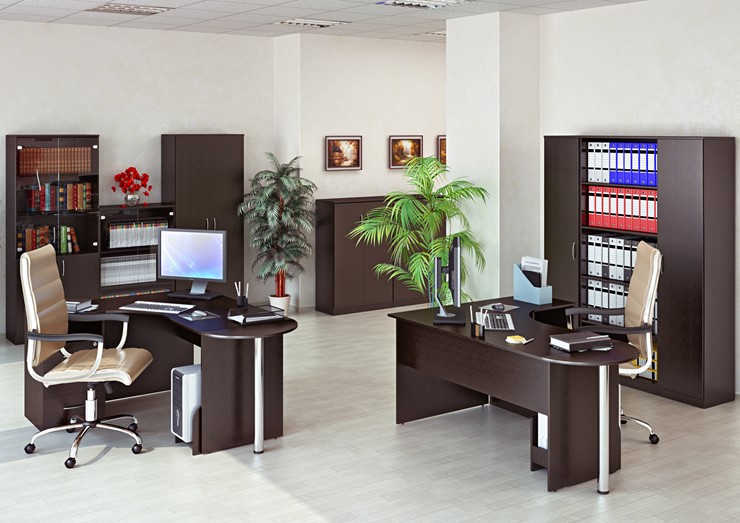 Комплект офисной мебели Nova S, Венге Цаво в Вологде - изображение