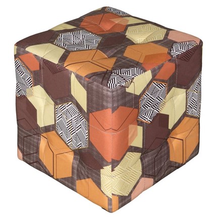 Банкетка  BeautyStyle 6, модель 400 ткань коричневый микс в Вологде - изображение